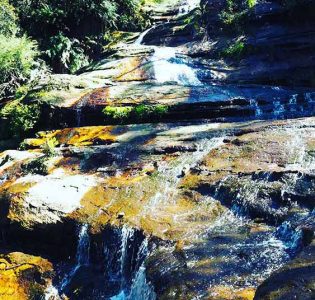 Close up of Katoomba Cascades