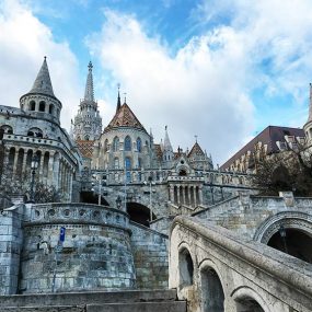 The lookout towers of Fisherman’s Bastion
