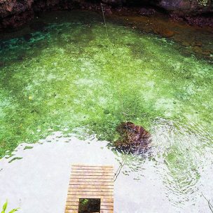 Giant swimming hole at To Sua Ocean Trench