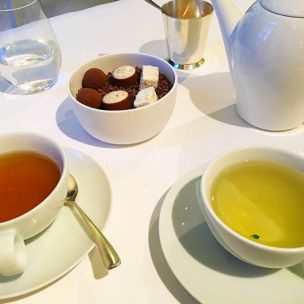 Tea for two with petit fours