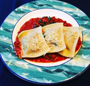 Buffalo ravioli