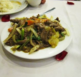 Beef stir fry