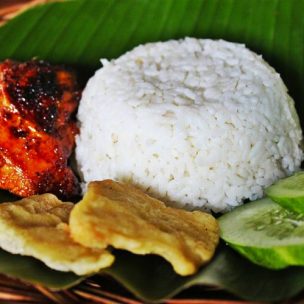 Grilled chicken rice