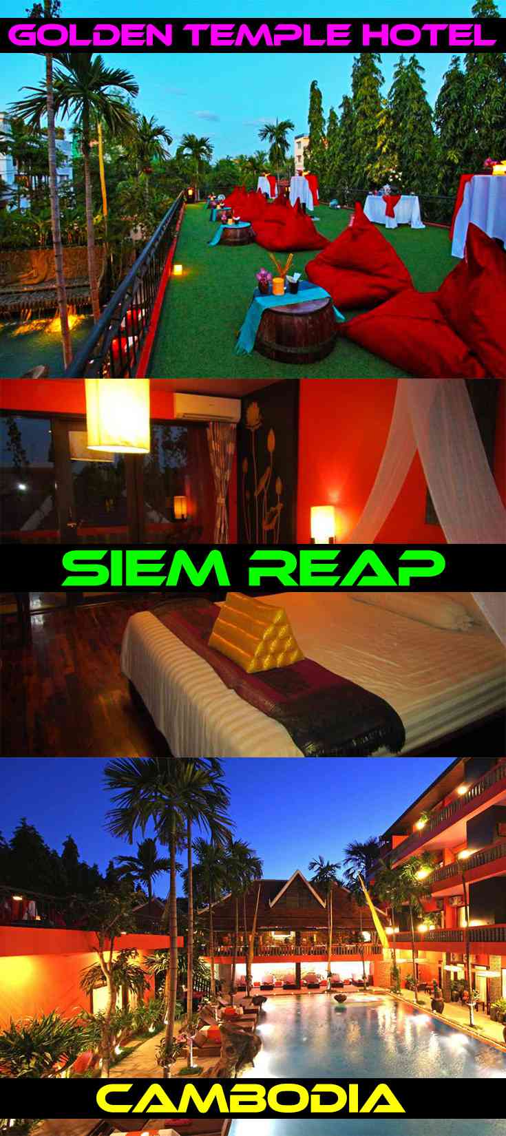 Golden Temple Hotel, Siem Reap, Cambodia – WhodoIdo: A small, intimate, boutique hotel located in the heart of Siem Reap. Five star service without the five star prices