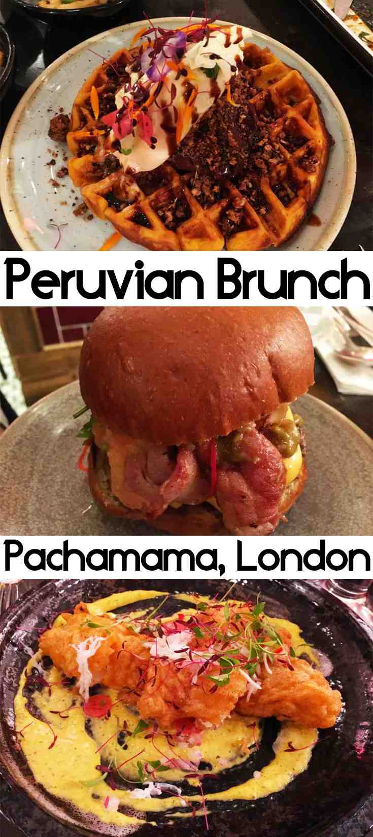 A weekend Peruvian style brunch at Pachamama located in the heart of London. Sweet & savoury waffles, ceviche and snacks to Pachamama's signature dishes