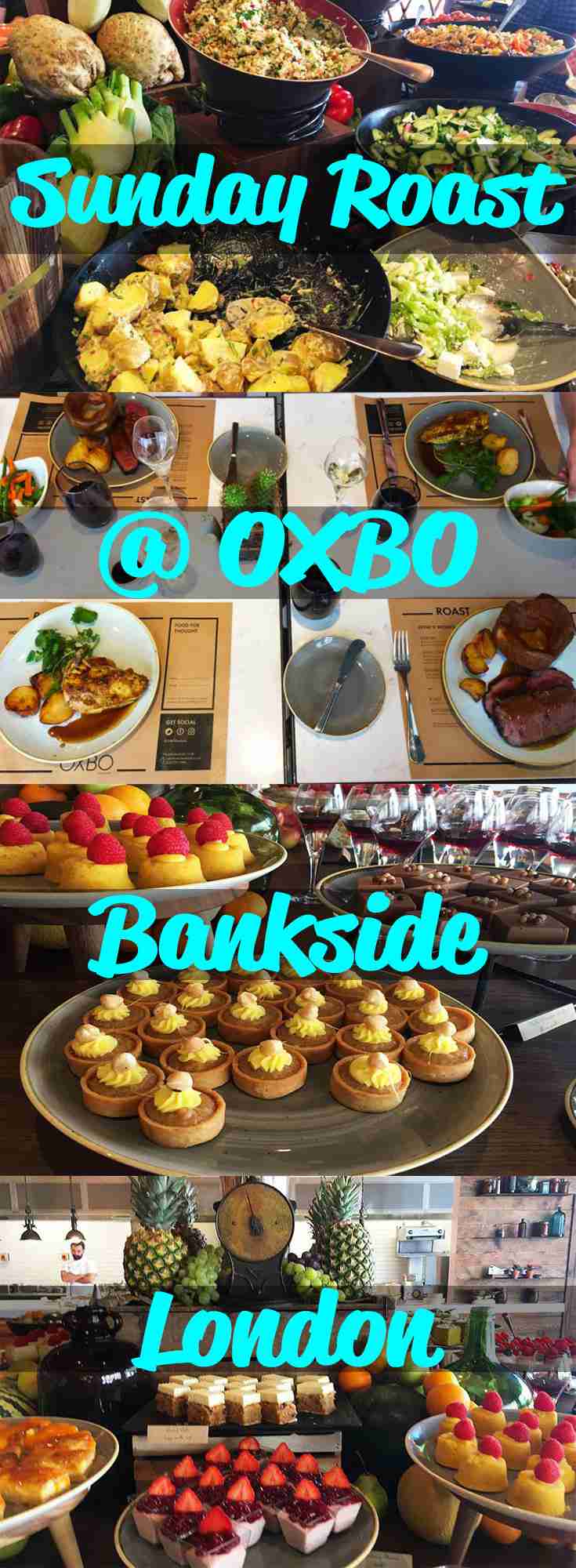 A Sunday Roast Feast @ Oxbo Bankside, London – WhodoIdo: A delicious bottomless Sunday Roast in London with unlimited bubbles. What's not to love!