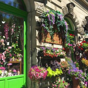 Flower shop on Andrassy Avenue