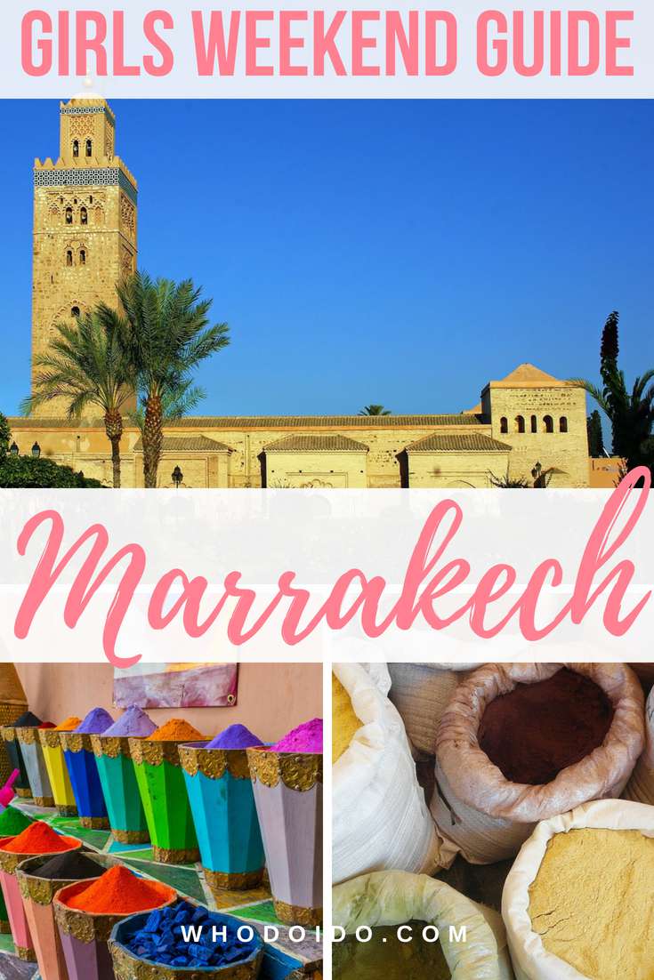 Marrakech: My Hen Weekend – Whodoido: Looking for a sophisticated hen abroad? Consider Marrakech … very affordable, hours of sunshine, tasty food, shopping in the souks and relax in the spas.