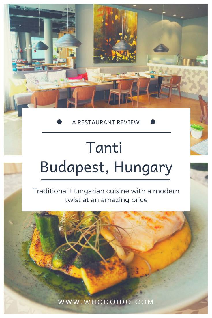 Delicious Tasty Food @ Tanti, Budapest – WhodoIdo: A bright and modern restaurant located on the Buda side. Tanti offers traditional Hungarian cuisine with a twist at affordable prices. The food is incredible using local fresh ingredients. Don’t miss out!