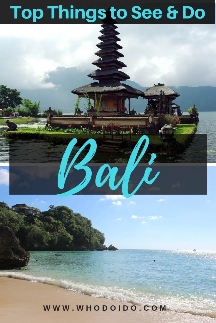 Our Top 11 things to see and do in Bali, Indonesia – WhodoIdo: Bali (The Island of the Gods), a tropical Indonesian island located between Java and Lombok.  Explore the island, temples, waterfalls, monkey sanctuary, try Balinese food and relax on the beaches