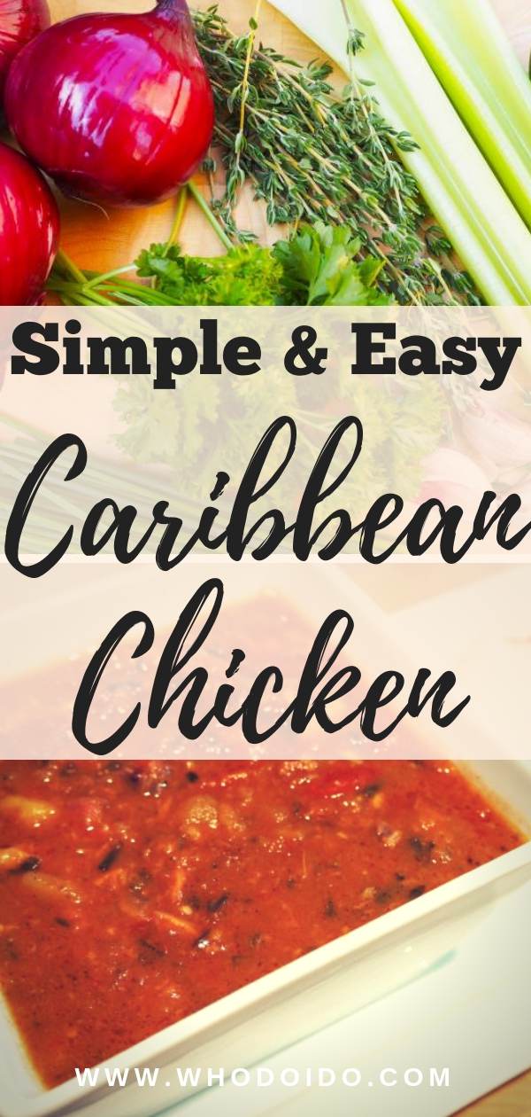 Easy Caribbean Chicken Recipe – WhodoIdo: A simple and easy chicken dish, packed full of flavour with a hint of chilli! This tasty Caribbean chicken dish is best served with a portion of fluffly rice. Why not give this recipe a go!