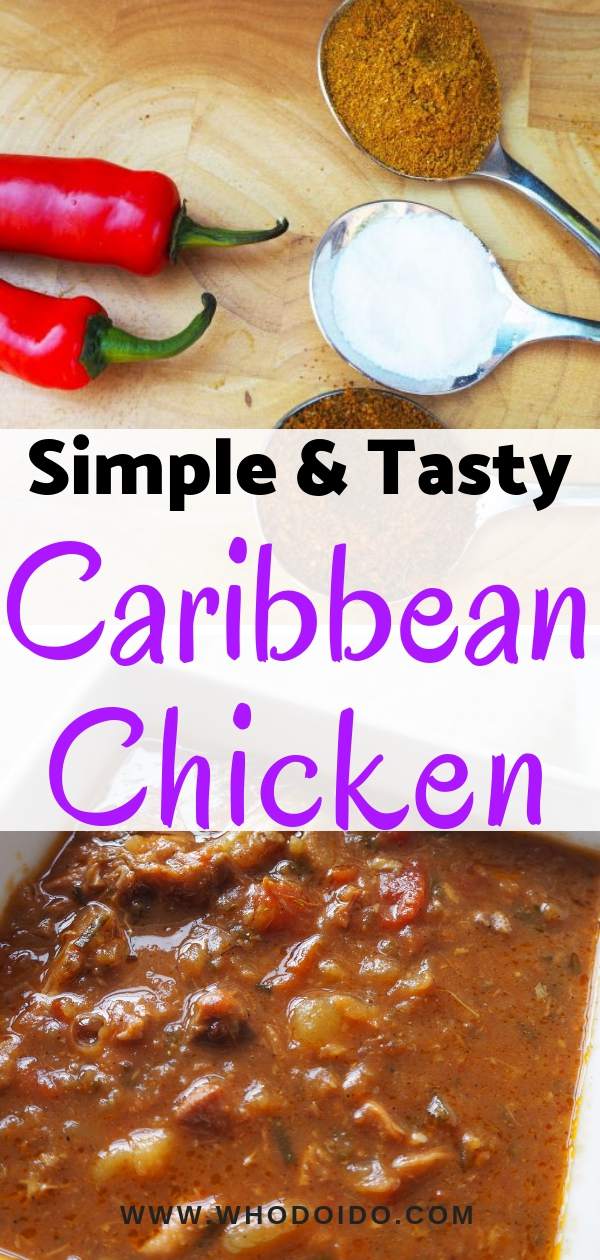 Easy Caribbean Chicken Recipe – WhodoIdo: A simple and easy chicken dish, packed full of flavour with a hint of chilli! This tasty Caribbean chicken dish is best served with a portion of fluffly rice. Why not give this recipe a go!