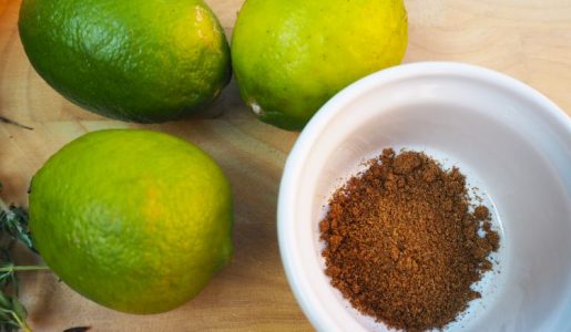 Limes and curry powder