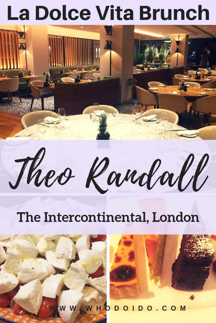 La Dolce Vita Weekend Brunch @ Theo Randall, The Intercontinental, London - WhodoIdo: Looking for a weekend brunch spot?  Try La Dolce Vita brunch at Theo Randall in the heart of London - a four course brunch with unlimited prosecco and bellinis!  Expect brunch classics with an Italian twist!