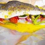 Quick and Simple Oven Baked Sea Bass with White Wine Recipe – WhodoIdo: This healthy fish recipe is quick and easy. This dish can be served with potatoes, vegetables or rice. Perfect for an evening meal or if you’re looking for healthy fish ideas!