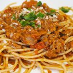 Delicious Homemade Spaghetti Bolognese Recipe - WhodoIdo: This easy to follow recipe for homemade spaghetti bolognese is perfect for an evening meal and great if you’re looking to batch cook. So simple to make and is absolutely delicious.