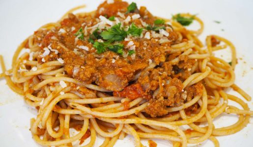 Simple Homemade Spaghetti Bolognese
